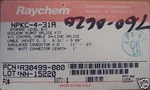 Raychem NPKC-4-31A Splice Kit Shrink Tube New. Price: $30.00.