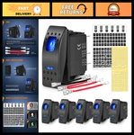 6PCS 5PIN Rocker Switches Set With Jumper Wires 20A/12V On/off Toggle For Trucks New. Price: $30.99.