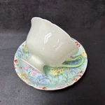 Shelley Melody (gold Trim) No. 13645 Footed Cup And Saucer Set Used. Price: $43.75.