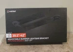 Heise 39.5"-42" Bumper Lightbar Bracket Fits Ford Bronco 2021-UP Nip New. Price: $16.50.