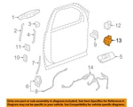 Gm Oem 01-14 Aurora Front Door Lock Hardware-lower Hinge 20969645 New. Price: $129.39.