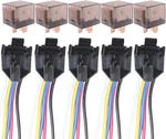 Esupport Car Universal Transparent Relay 12V 80A Spdt 5PIN Switch Wire Socket Pl New. Price: $18.75.