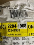Abs Wheel Speed Sensor Front And Rear Acdelco 22941968 New. Price: $27.00.