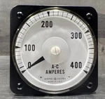 General Electric A-c Amperes Meter Cat 50-100131LSSC1 Used Surplus. Price: $37.46.