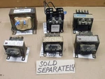 Voltage Power Transformers, Primary 240/480 Volt, Secondary 120 Used. Price: $29.00.
