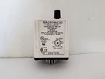 Macromatic TR-51622-08 Time Delay Relay Dpdt 11 Pin 120VAC/DC Used. Price: $38.96.