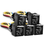 Nilight 50003R Automotive Set 5-PIN 30/40A 12V Spdt With Interlocking Relay Sock New. Price: $23.12.