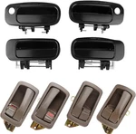 Pack Of 8 Interior & Exterior Door Handle Front Rear Set Fit For Gray, Black New. Price: $50.04.