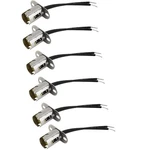 Bstenky 6PC BAY15D 1157 Led Light Bulb Socket Holder With Wire Silver New. Price: $26.99.