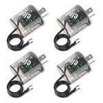 2PIN Led Flasher Relay With Ground Wire, Universal 12V Car Accessories 4PCS New. Price: $17.86.