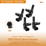 4PCS Abs Speed Sensor Front&rear For 2003-17 4RUNNER 2.7L 4.0L 4.7L 8954260050 New. Price: $24.79.