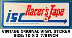 Industrial Salesmaster Corp. Racer's Tape - Vintage Original Vinyl Decal Sticker Used. Price: $9.43.