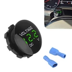 Shakas Voltmeter Gauge, 12 V-24 Dc Led Digital Round Panel Voltage Detector... New. Price: $8.20.