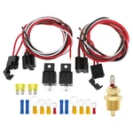 Dual Electric Fan Wiring Kit Relay With Thermostat Radiator ... New. Price: $32.58.