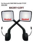 Pair Left+right Side Chrome Hood Mirror Heated For Kenworth T680 Peterbilt 579 New. Price: $109.99.