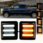 Drl Led Side Towing Mirror Marker Turn Signal Light Ford F250 F350 F450 F550 New. Price: $57.95.