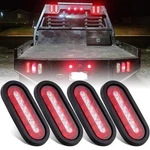 Konrali 4PCS 6INCH Oval Led Trailer Tail Lights With Backup Reverse Red/white New. Price: $51.52.