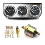 Triple Chrome Oil/volt/water Gauge - 2" Temp, Pressure, V... New. Price: $42.16.