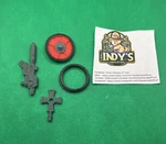 Transformers G1 Wreck Gar 3D Printed Front Wheel & Tire, Rear Axe, And Gun New. Price: $29.99.