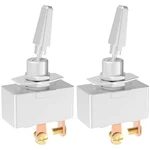 Toggle Switch, MALICTELE12V 50A Heavy Duty On/off 2PIN Spst Premium Chrome-pl... New. Price: $19.06.