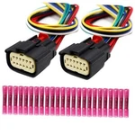 Lizapus 2PCS 12 Pin Front Headlights Connector Compatible With Dodge Charger New. Price: $32.39.