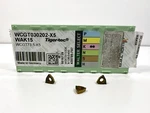 Walter WCGT030202-X5 New Carbide Inserts 5015729 Grade WAK15 3PCS. Price: $19.95.