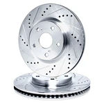 For Volkswagen Jetta 06-18 R1 Concepts Drilled & Slotted Front Brake Rotor Set New. Price: $212.20.