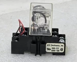 Nte 12VDC/240V Coil Base And Relay R14-11D10-12 (R95-121) Used. Price: $19.98.