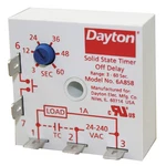 Dayton 6A858 Sinfunencaptimingrelay, 240VAC, 5PINS New. Price: $39.85.