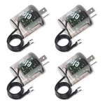 2PIN Led Flasher Relay With Ground Wire, Universal 12V Car Accessories 4PCS New. Price: $15.05.