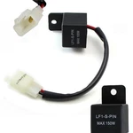 2-PIN Electronic Led Flasher Relay W/ Adapter Fix Hyper Turn Signal Bulbs New. Price: $9.89.