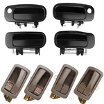 Pack Of 8 Interior & Exterior Door Handle Front Rear Set Fit For Gray, Black New. Price: $53.57.