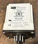 Dayton 5WMK0 Time Delay Relay 120VAC/VDC, .05SEC - 30MIN Used. Price: $28.50.
