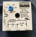 Dayton 6A859 Single Function Encapsulated Timing Relay, Square, Off Delay, 1 New. Price: $30.66.