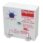 Dayton 2A560 Single Function Encapsulated Timing Relay, Square, Delay, 1 New. Price: $32.29.