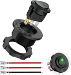 Nilight Round Rocker Switch Green Led Toggle Swtich With 16AWG Wires Spst 3PIN New. Price: $7.99.