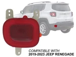 For Rear Bumper Reflector 2019 - 2023 Jeep Renegade Driver Left Side 68489457AA New. Price: $35.53.