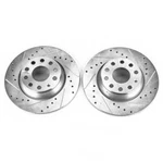 Disc Brake Rotor Set-rear Drilled, Slotted And Zinc Plated Pair New. Price: $135.95.