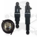 Dirty Air 4" Steel Rear Touring Shocks And Manual Valve Fill Kit 80+ New. Price: $319.95.