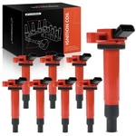 A-premium (red) Engine Ignition Coil Pack Compatible With Toyota Tundra 2000-... New. Price: $131.64.