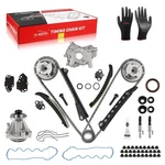 5.4 Timing Chain Kit With Water Pump,oil Cam Phaser Tensioner Vvt Valve... New. Price: $323.35.