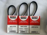 Toyota Tundra 3.4 V6 Drive Belt Kit A/c-power Steering-alternator New Bando Set. Price: $37.84.