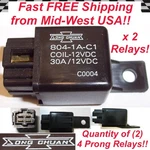 X Song Chuan Power Relay Only 804-1A-C1 30A COIL=12VDC Fast Usa Shipped!! New. Price: $17.99.