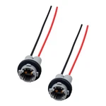 Yorise T15 912 920 921 Car Bulb Socket Pre-wire Pigtail 2PCS, Grey&black New. Price: $9.06.