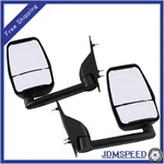 Lh + Rh Pair Manual Tow Mirrors Smooth For Chevy Express Savana 2003-17 New. Price: $193.97.