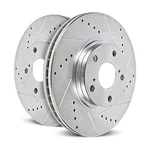Power Stop EBR899XPR Rear Evolution Drilled & Slotted Rotor Pair For Audi A3, New. Price: $214.46.