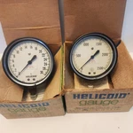 Helicoid Pressure Gauge 4.5" 0-30 Psi & 2500 1/4 Npt Nsn Used. Price: $30.00.
